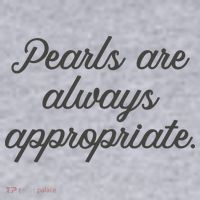 Pearls Are Always Appropriate Jackie Kennedy Women's Sweatshirt thumb 2