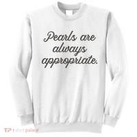 Pearls Are Always Appropriate Jackie Kennedy Sweatshirt thumb 0