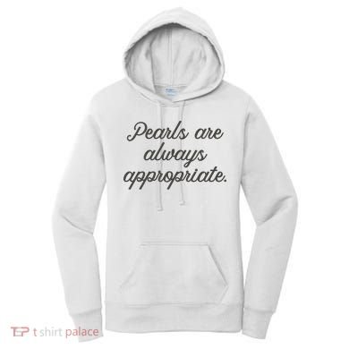Pearls Are Always Appropriate Jackie Kennedy Women's Hoodie