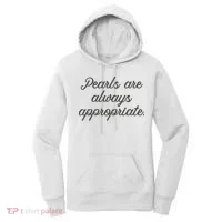 Pearls Are Always Appropriate Jackie Kennedy Women's Hoodie thumb 0