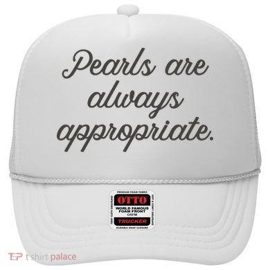 Pearls Are Always Appropriate Jackie Kennedy Hat