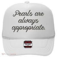 Pearls Are Always Appropriate Jackie Kennedy Hat thumb 0
