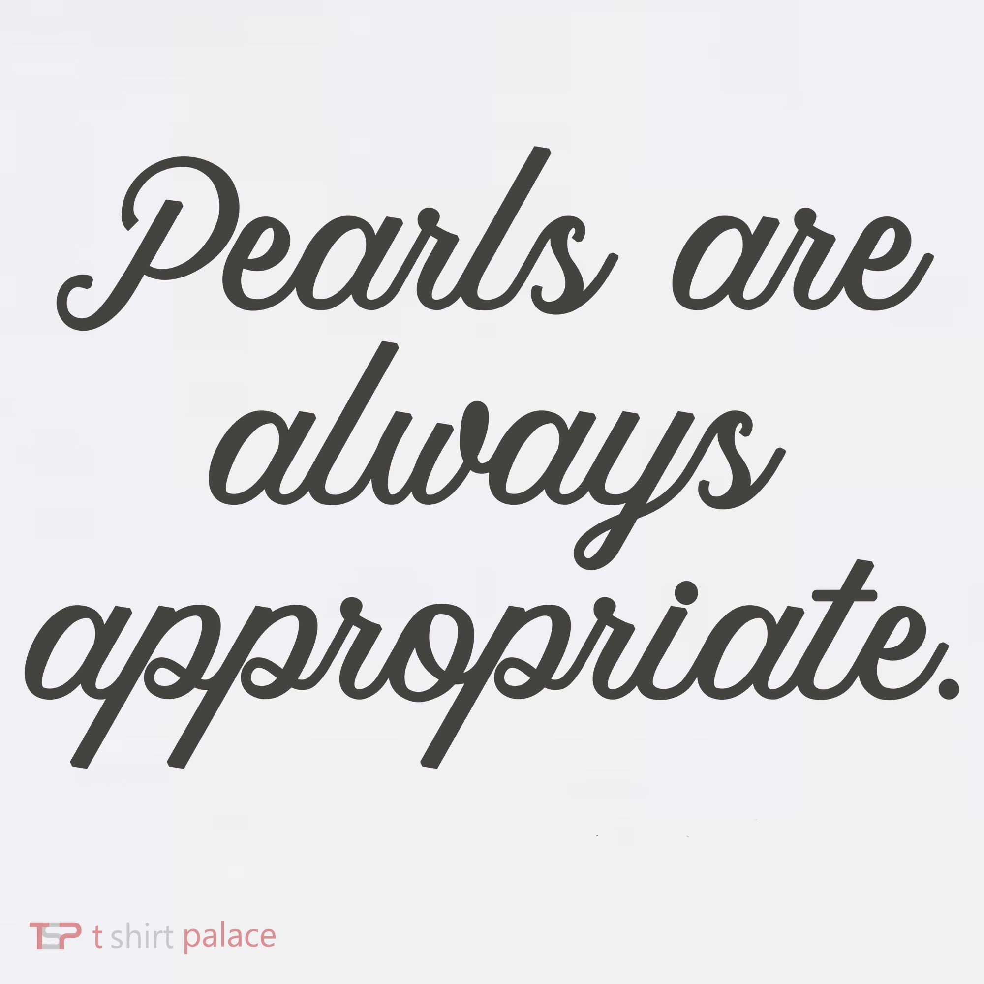 Pearls Are Always Appropriate Jackie Kennedy Tank Top