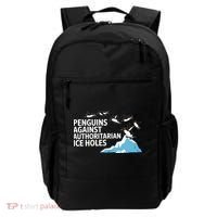 Penguins Against Authoritarian Ice Holes Sarcastic  Backpack thumb 0