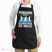 Penguins Against Authoritarian Ice Holes Resist Penguin Apron thumb 2