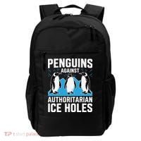 Penguins Against Authoritarian Ice Holes Resist Penguin Backpack thumb 0