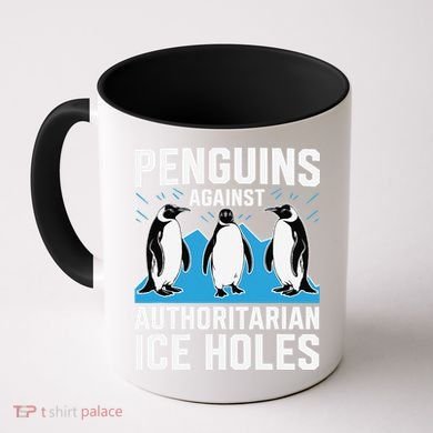Penguins Against Authoritarian Ice Holes Resist Penguin Coffee Mug