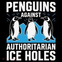 Penguins Against Authoritarian Ice Holes Resist Penguin Coffee Mug thumb 5