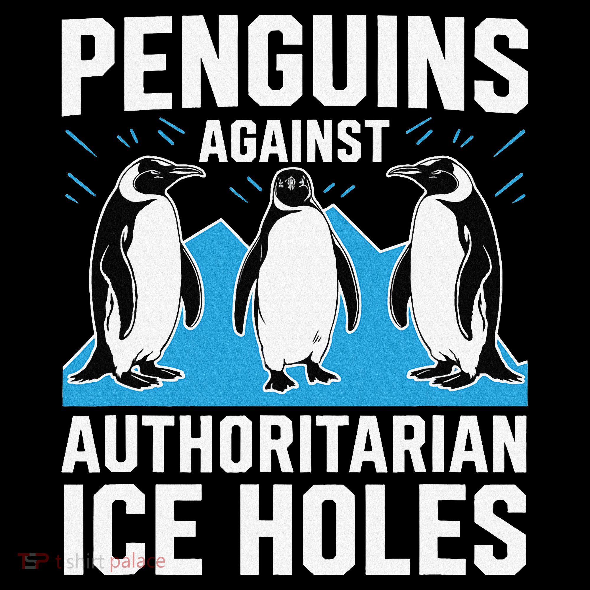 Penguins Against Authoritarian Ice Holes Resist Penguin Women's Hoodie