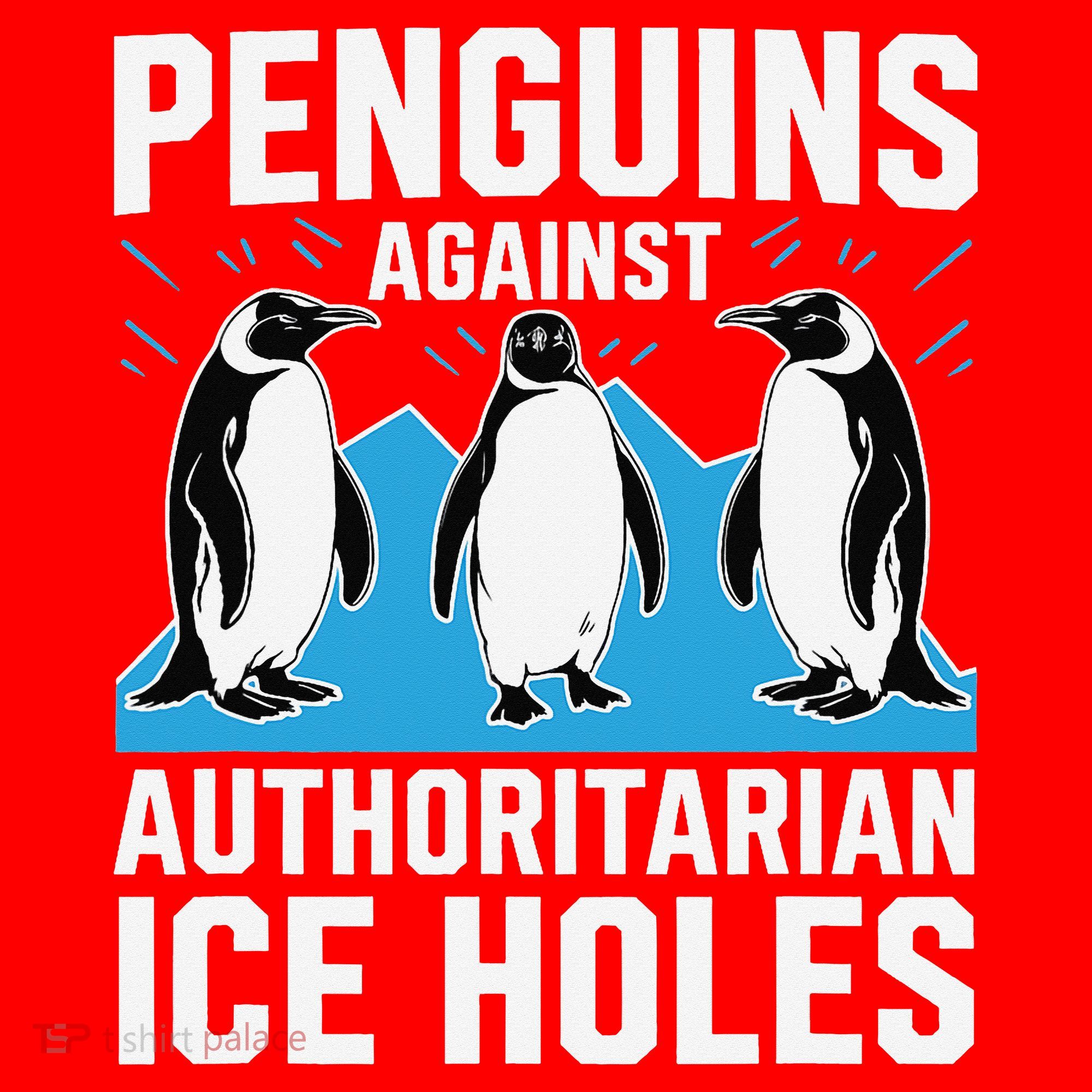 Penguins Against Authoritarian Ice Holes Resist Penguin Santa Hat
