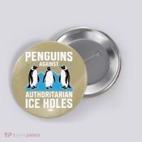 Penguins Against Authoritarian Ice Holes Resist Penguin Button thumb 0
