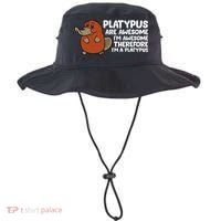 Platypus Are Awesome I'm Awesome Therefore I'm A Platypus Bucket Hat thumb 0