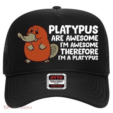 Platypus Are Awesome I'm Awesome Therefore I'm A Platypus Hat