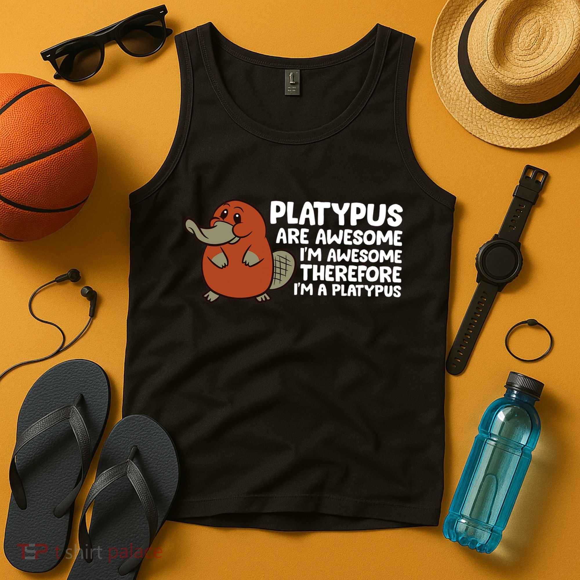 Platypus Are Awesome I'm Awesome Therefore I'm A Platypus Tank Top