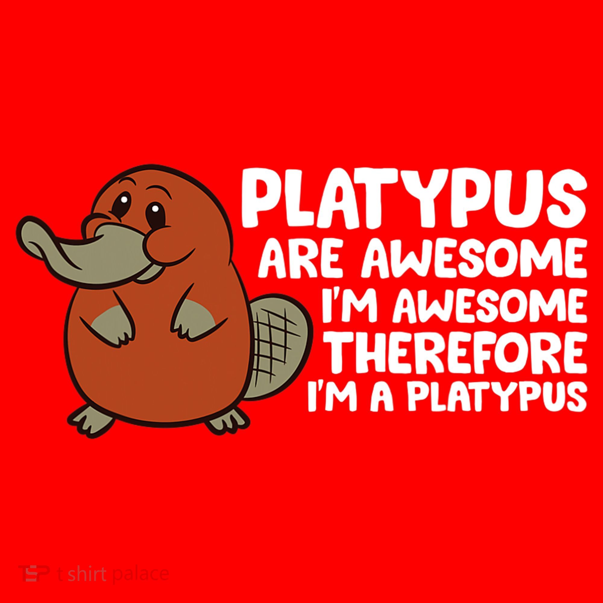 Platypus Are Awesome I'm Awesome Therefore I'm A Platypus Santa Hat