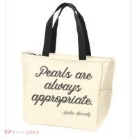 Pearls Are Always Appropriate Jackie Kennedy Tote Bag thumb 3