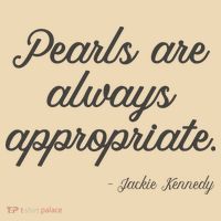 Pearls Are Always Appropriate Jackie Kennedy Tote Bag thumb 4