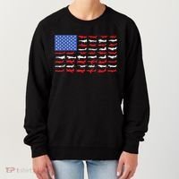 Pilot Airplane American Flag Plane Aviation Women's Sweatshirt thumb 0