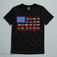 Pilot Airplane American Flag Plane Aviation T-Shirt thumb 5