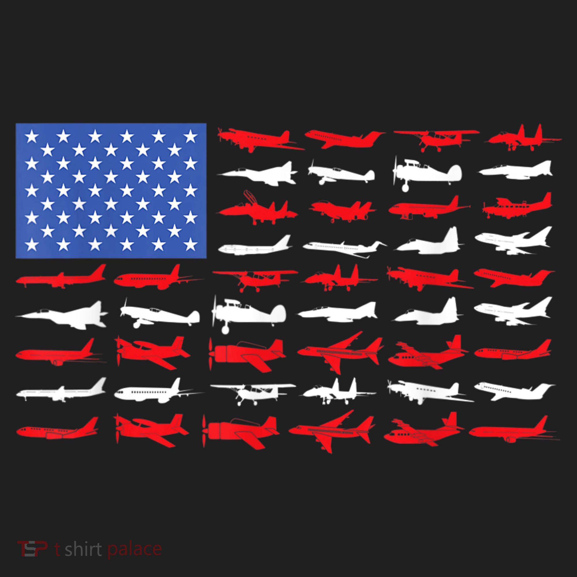 Pilot Airplane American Flag Plane Aviation Hat