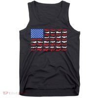 Pilot Airplane American Flag Plane Aviation Tank Top thumb 0