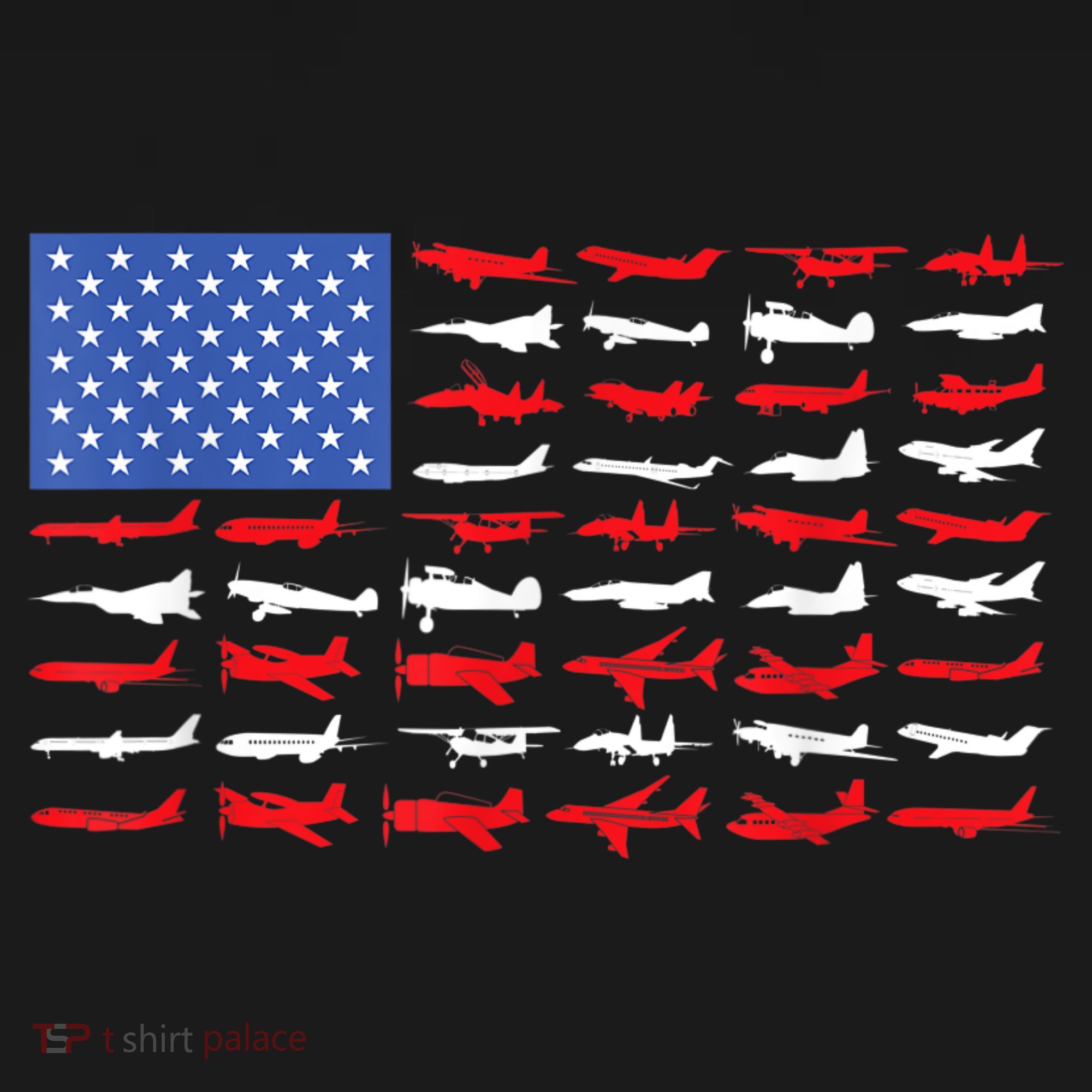 Pilot Airplane American Flag Plane Aviation Kids Hoodie