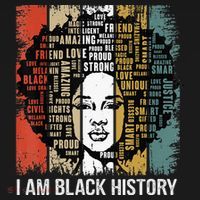 Proud African American Woman Afro I Am Black History Hoodie thumb 2