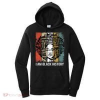 Proud African American Woman Afro I Am Black History Women's Hoodie thumb 0