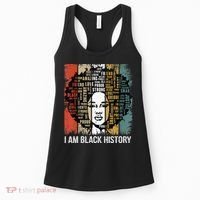Proud African American Woman Afro I Am Black History Women's Tank Top thumb 0