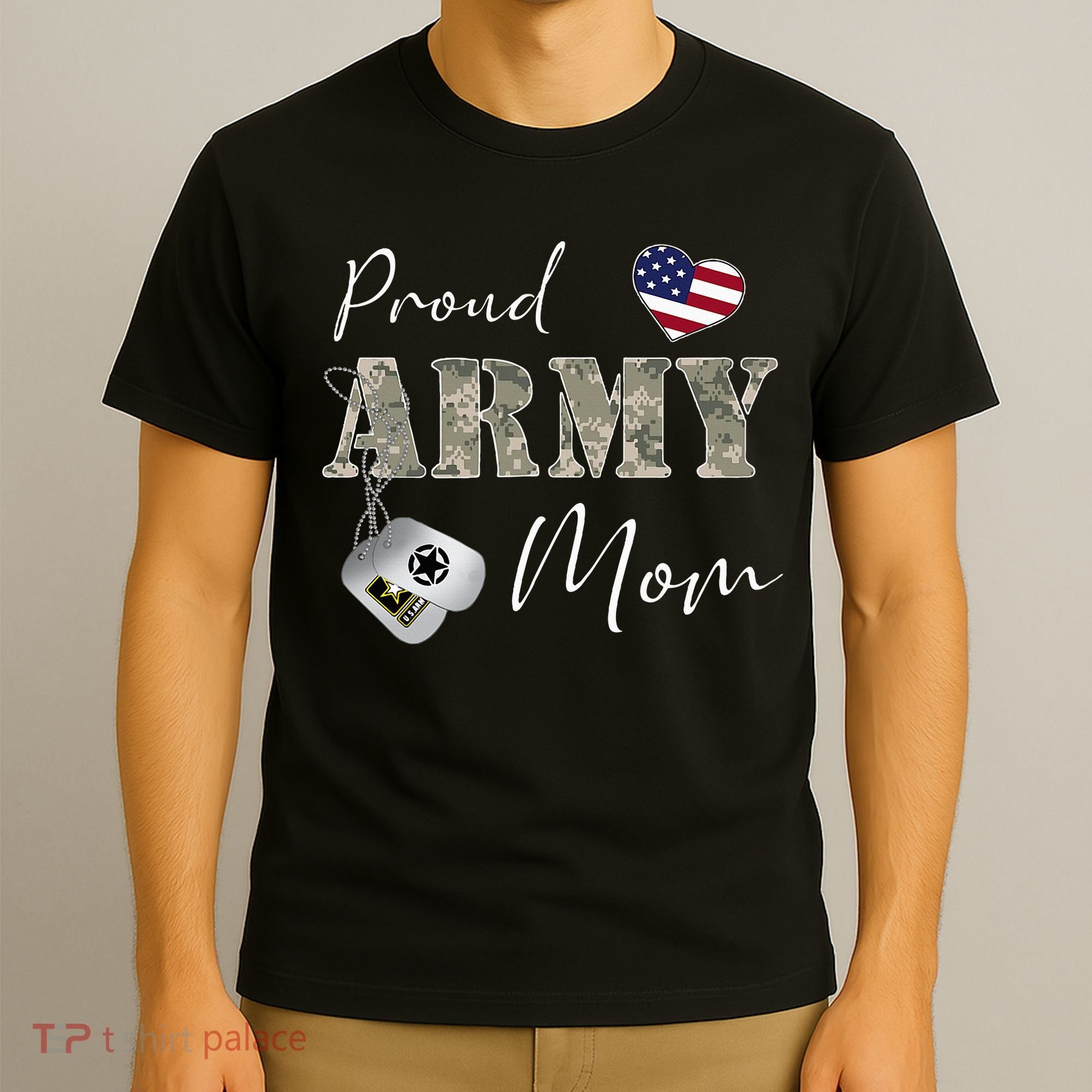 Proud American Army Mom T-Shirt