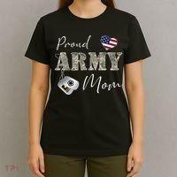 Proud American Army Mom T-Shirt thumb 4