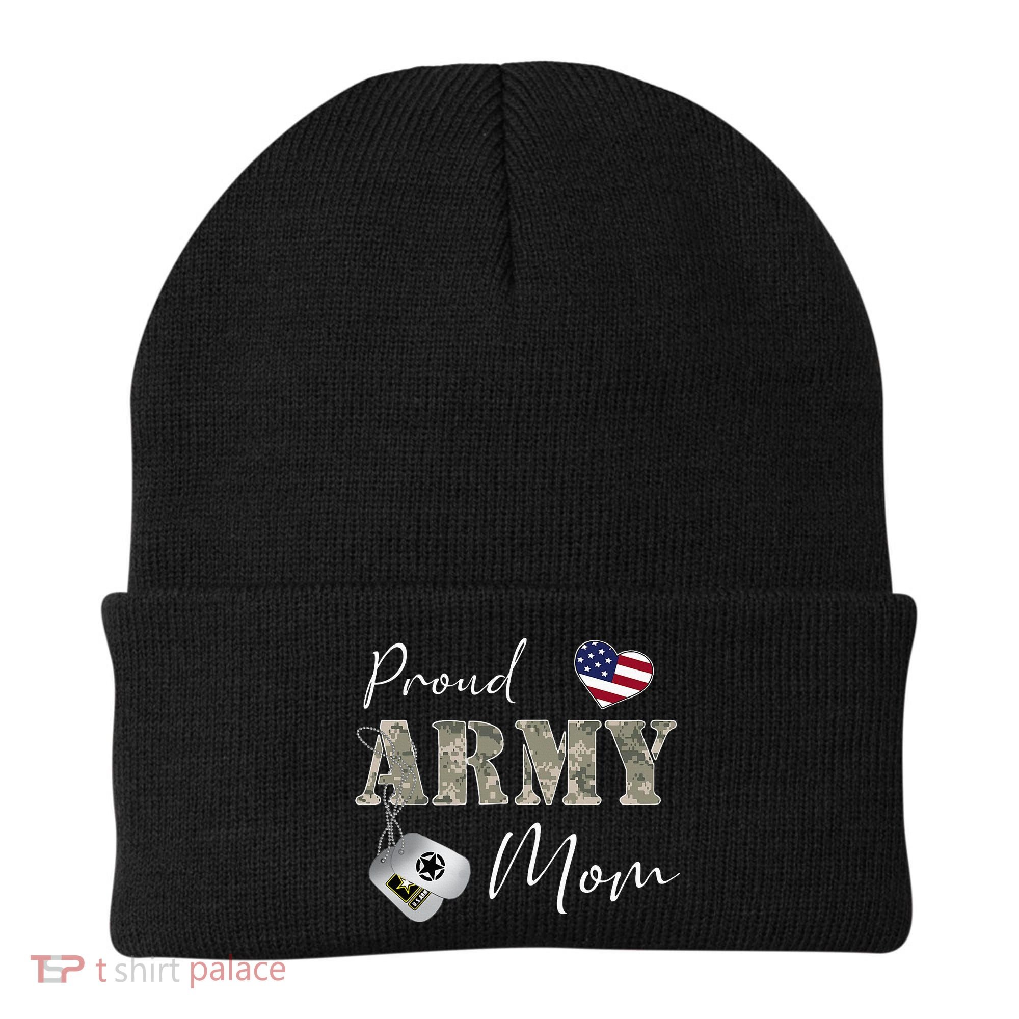 Proud American Army Mom Beanie