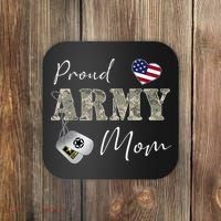 Proud American Army Mom Coaster thumb 0