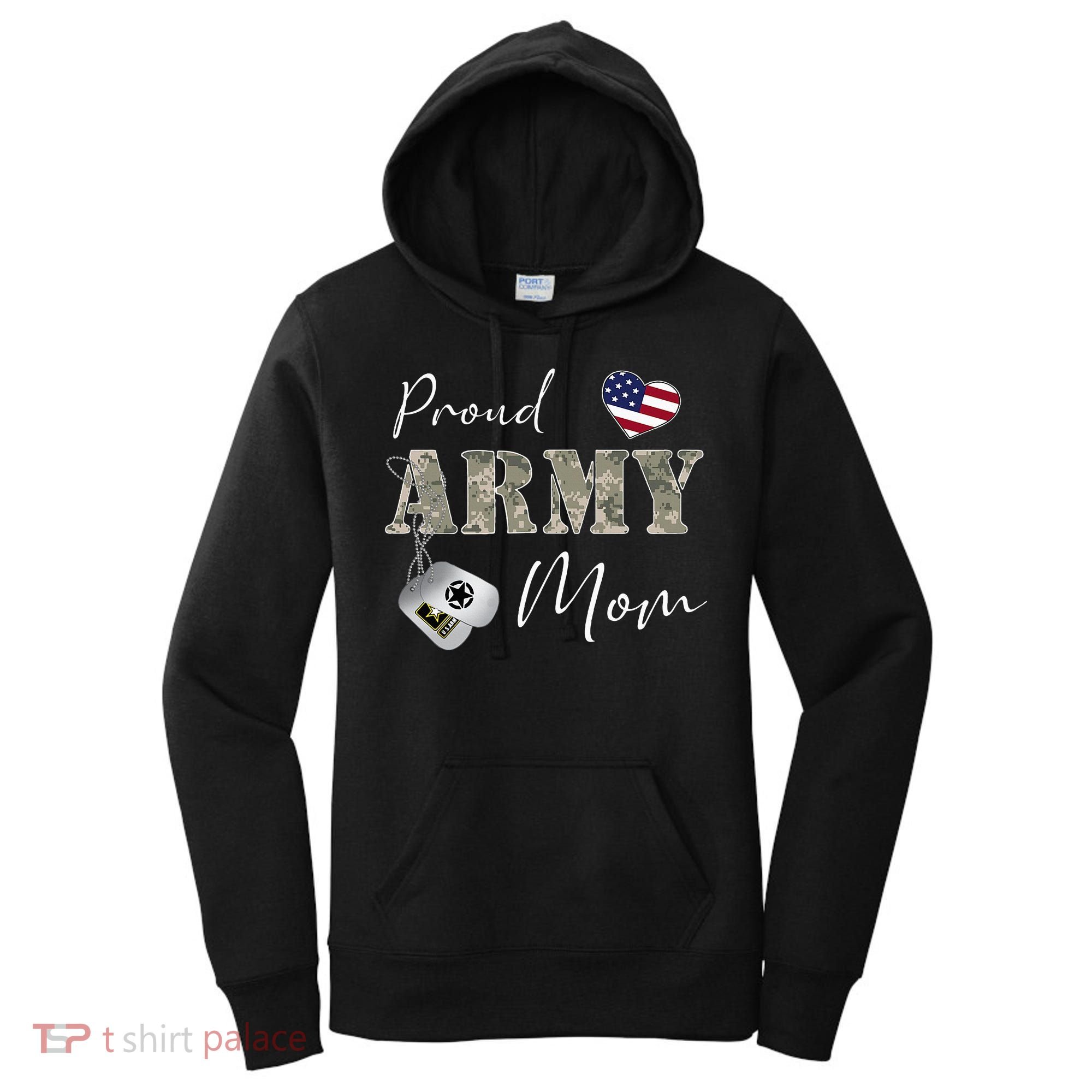 Proud American Army Mom Women's Hoodie