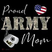 Proud American Army Mom Ornament thumb 1
