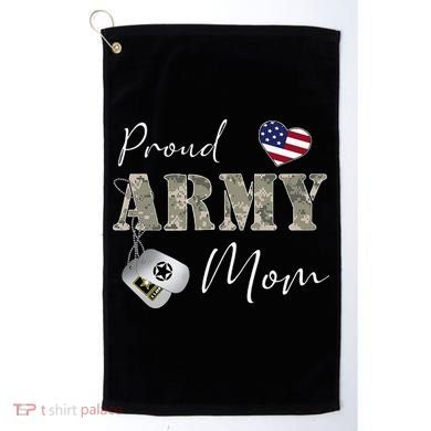 Proud American Army Mom Golf Towel