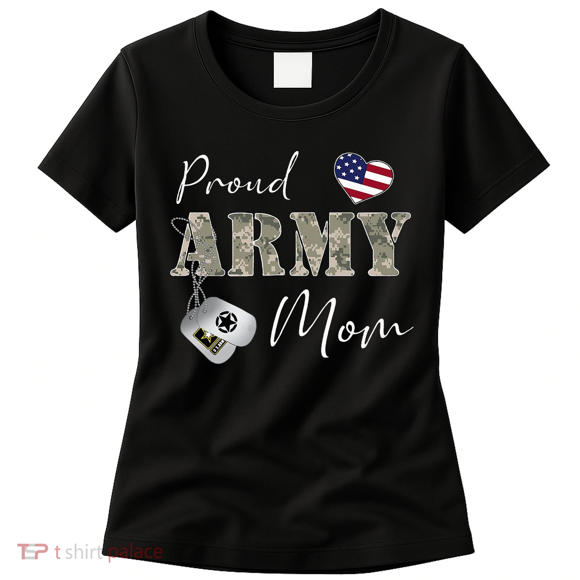 Proud American Army Mom Women's T-Shirt