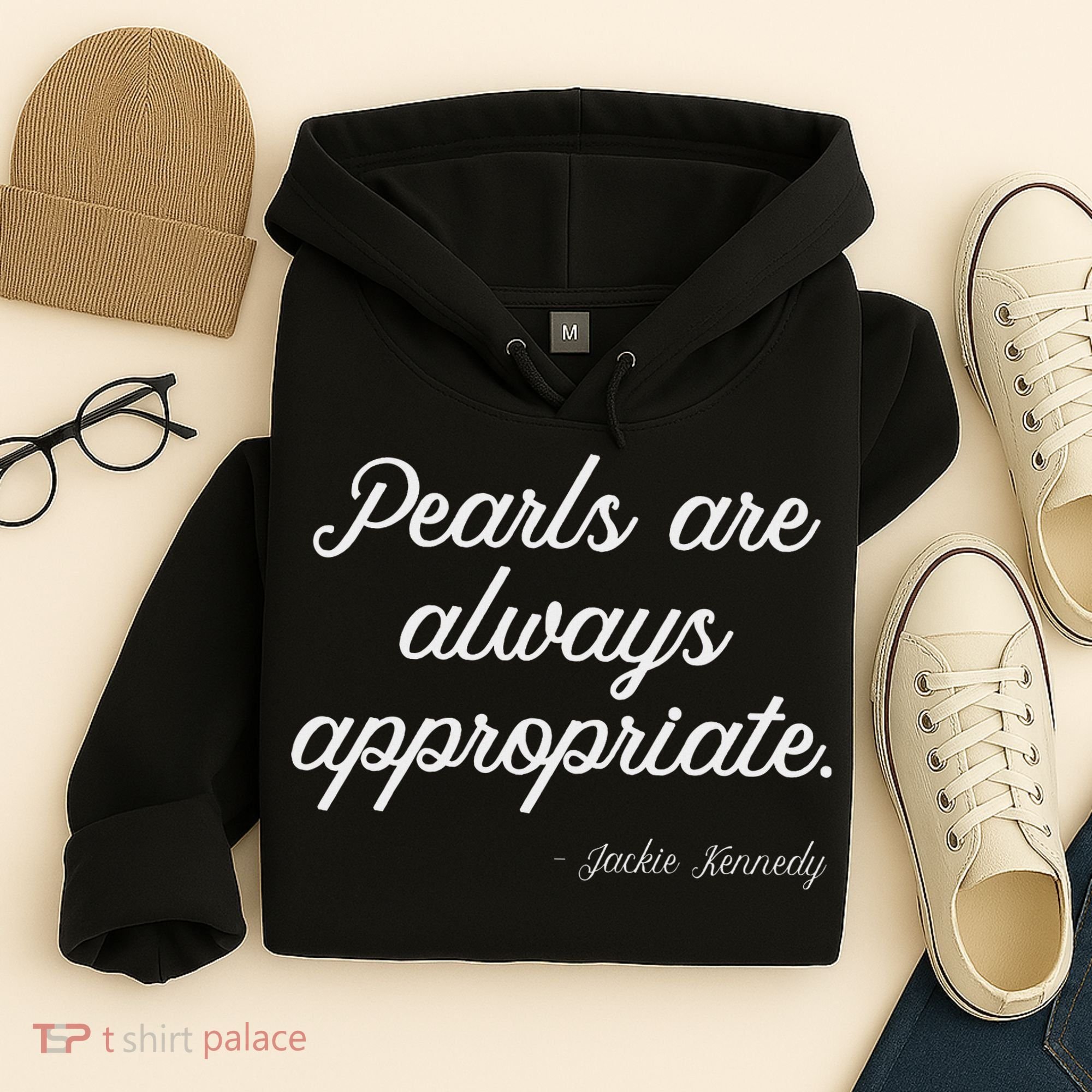 Pearls Are Always Appropriate Hoodie