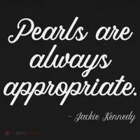 Pearls Are Always Appropriate Women's Hoodie thumb 2