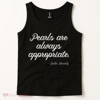 Pearls Are Always Appropriate Tank Top thumb 2