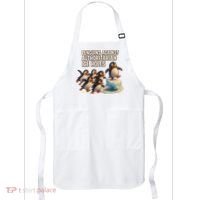 Penguins Against Authoritarian Ice Holes Sarcastic V-Neck  Apron thumb 0