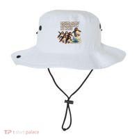 Penguins Against Authoritarian Ice Holes Sarcastic V-Neck  Bucket Hat thumb 0