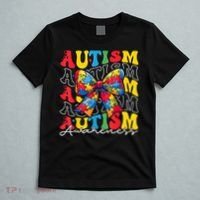 Puzzle Autism Awareness Coquette Bow Autism Awareness Day T-Shirt thumb 5