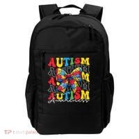 Puzzle Autism Awareness Coquette Bow Autism Awareness Day Backpack thumb 0