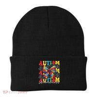 Puzzle Autism Awareness Coquette Bow Autism Awareness Day Beanie thumb 0
