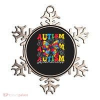 Puzzle Autism Awareness Coquette Bow Autism Awareness Day Ornament thumb 0