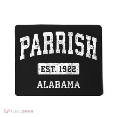 Parrish Alabama Al Vintage Sports Established Mousepad