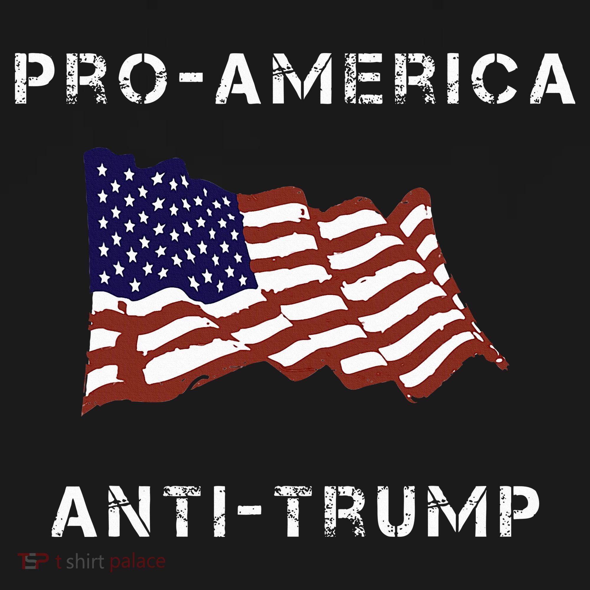 Pro America Anti Trump American Usa Flag Mousepad