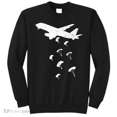 Paratrooper Army Airborne Parachute Jump Paratroops Sweatshirt