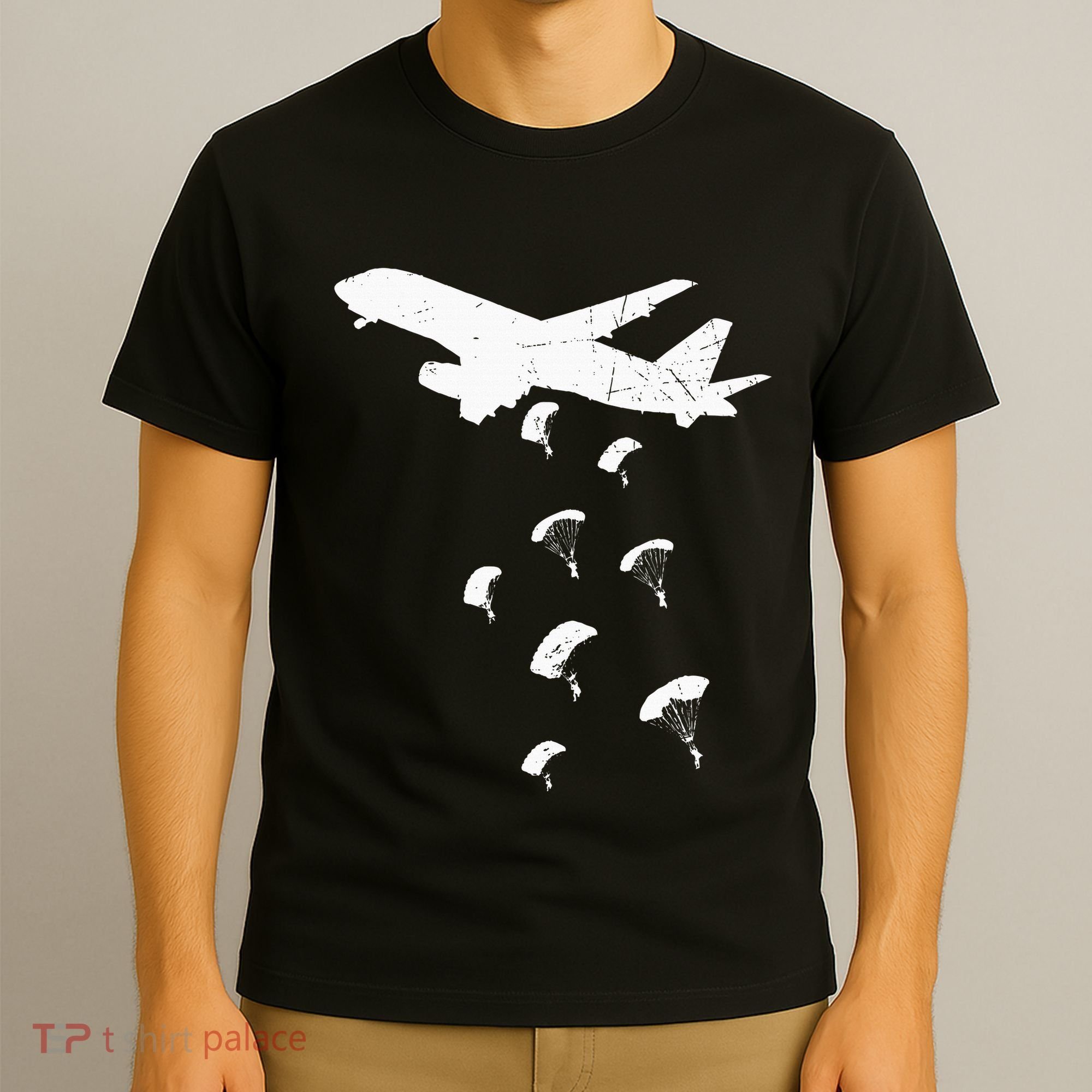 Paratrooper Army Airborne Parachute Jump Paratroops T-Shirt